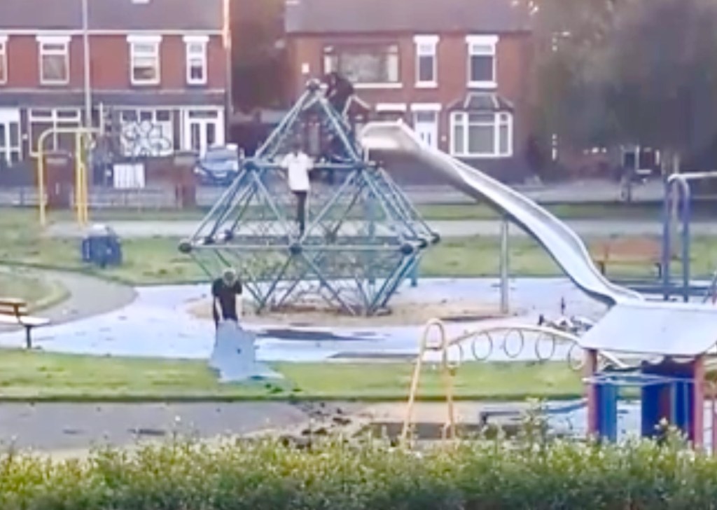 Kids playground in Irlam ripped up by mindless&nbsp;thugs