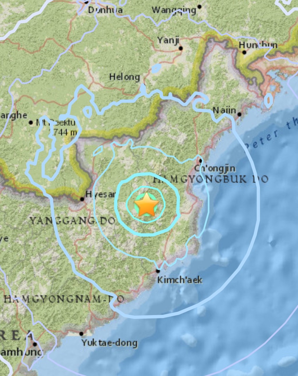 North Korea tests a nuke causing a gigantic earthquake in the&nbsp;country