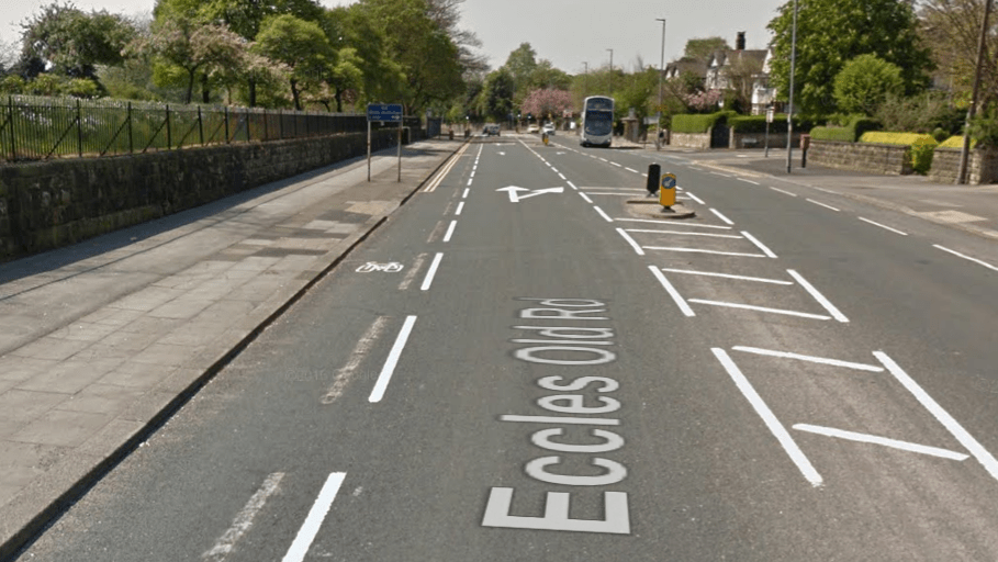 Female cyclist dies after being trapped under a lorry in&nbsp;Salford