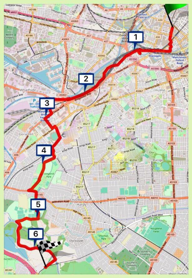 Walk for Turn Moss Route