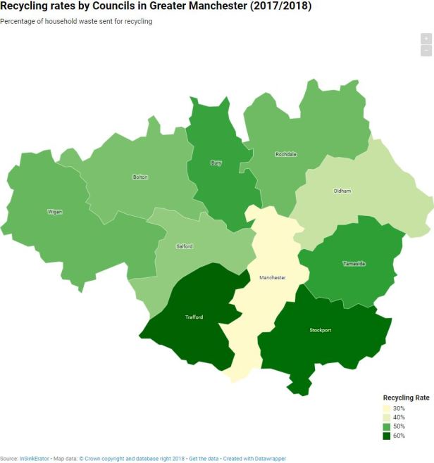 Greater Manchester map