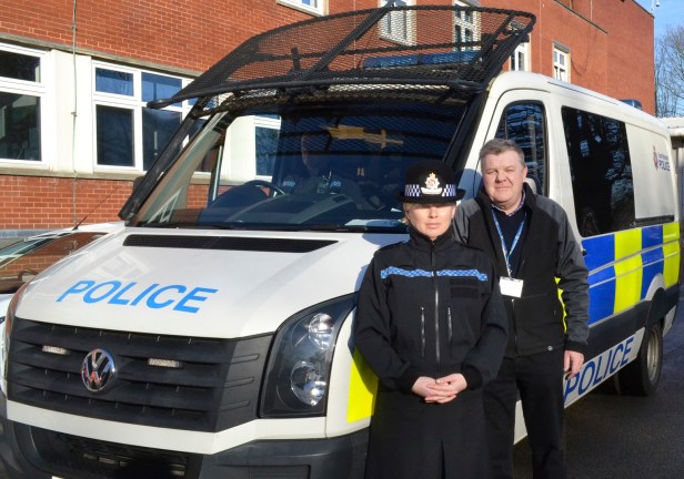 Superintendent Caroline Hemingway with Councillor Mike Freeman 1