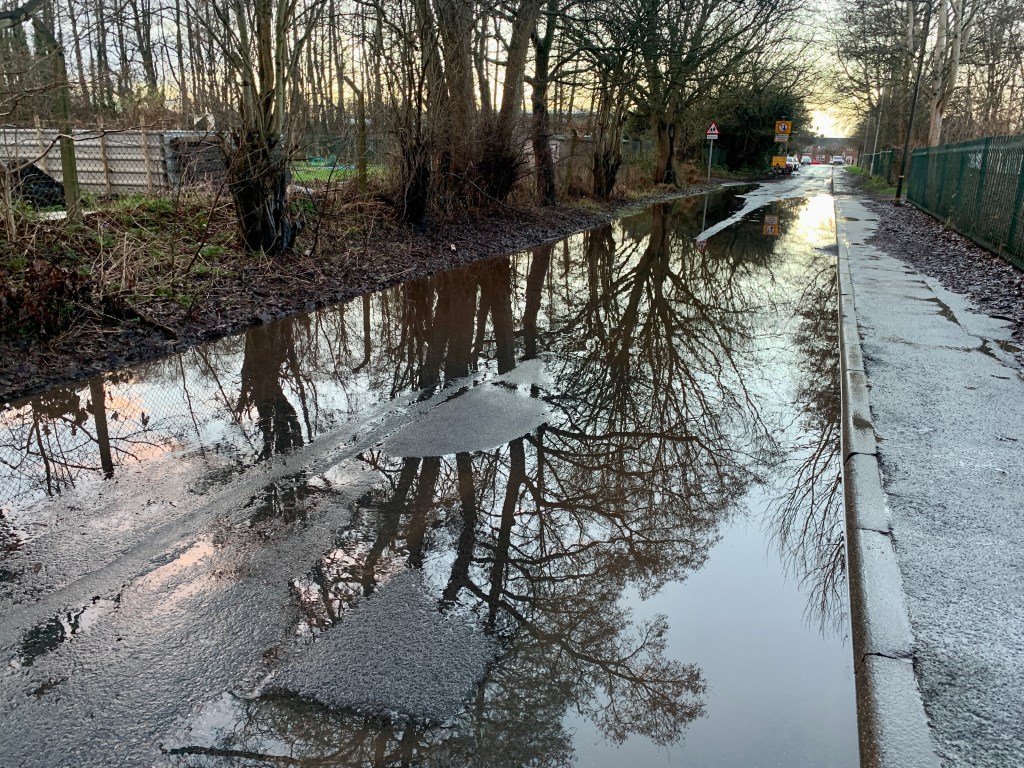 Moss View Road flooding issue