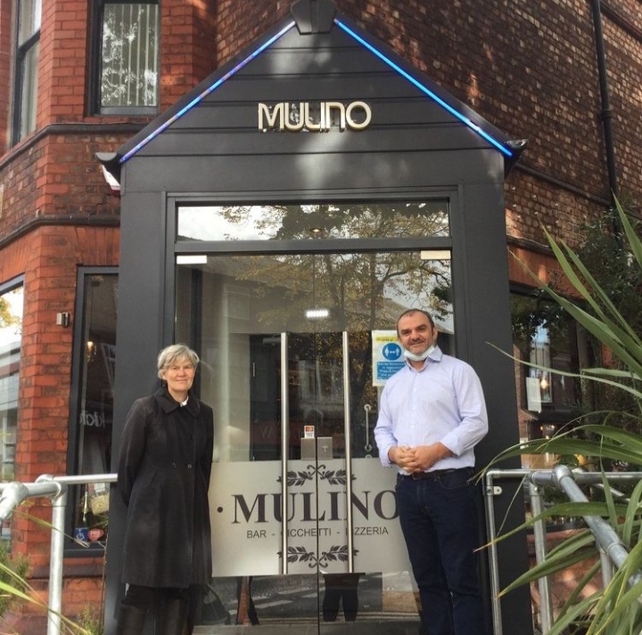 MP Kate Green with Zola Martini