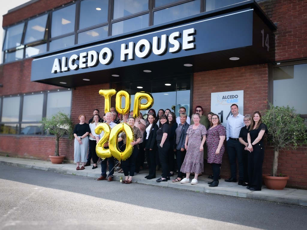 Trafford based Alcedo Care recognised as one of the Top 20 care groups in the UK for the fifth consecutive&nbsp;year