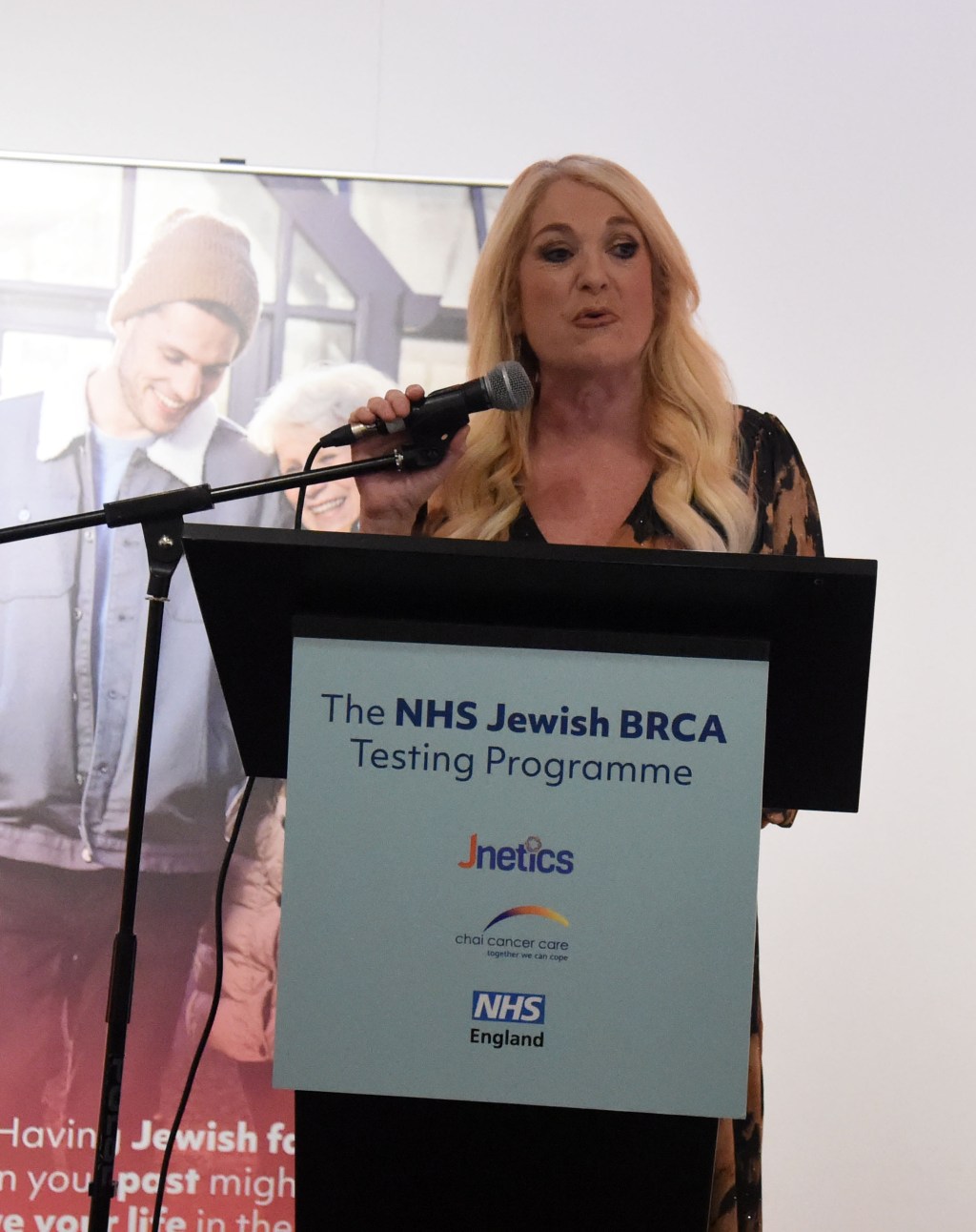Vanessa Feltz chairs a reception at Manchester Art Gallery for the NHS Jewish BRCA Testing&nbsp;Programme