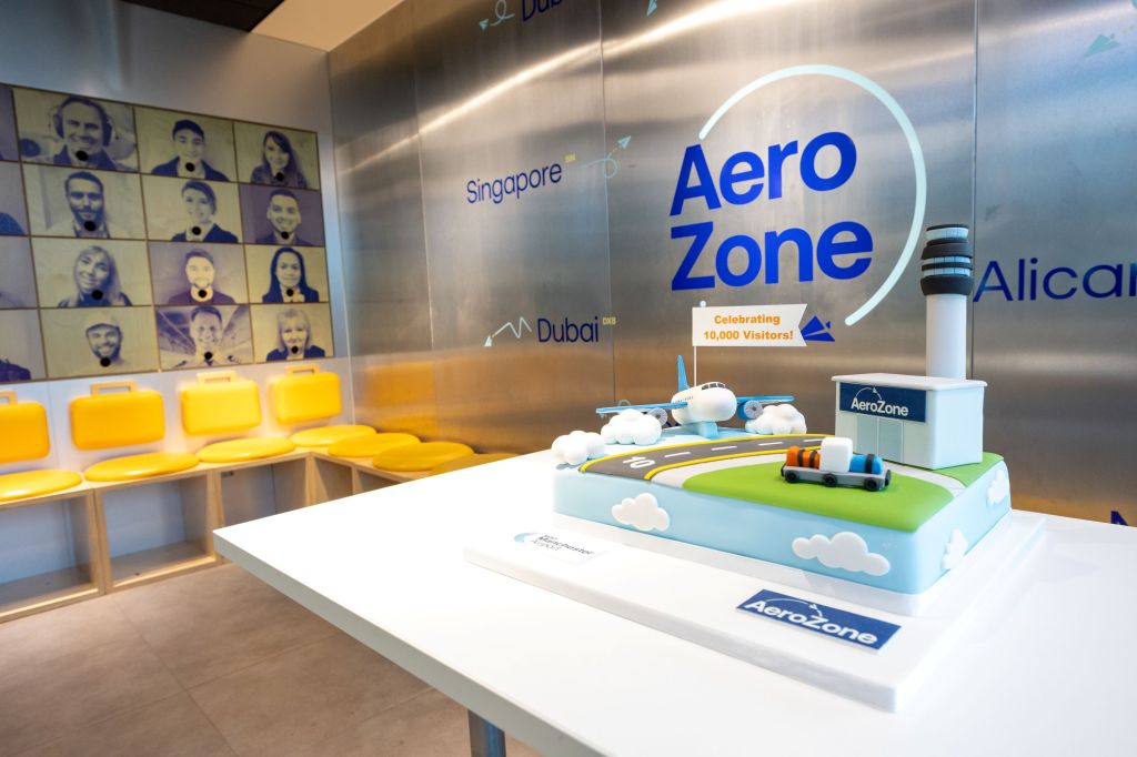 Manchester Airport’s AeroZone education centre celebrates 10,000th&nbsp;visitor