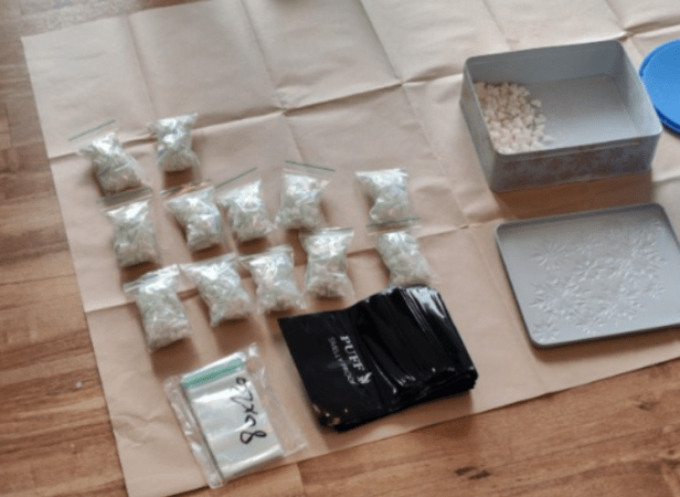 Police raid two properties in Trafford seizing drugs worth&nbsp;£50k