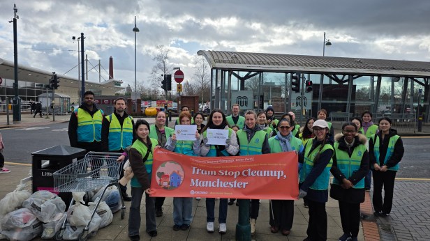 ASEZ WAO Volunteers Transform Salford Tram&nbsp;Stops